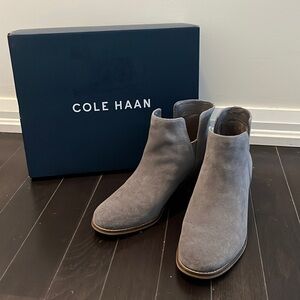 Abbot ankle boots - grey suede